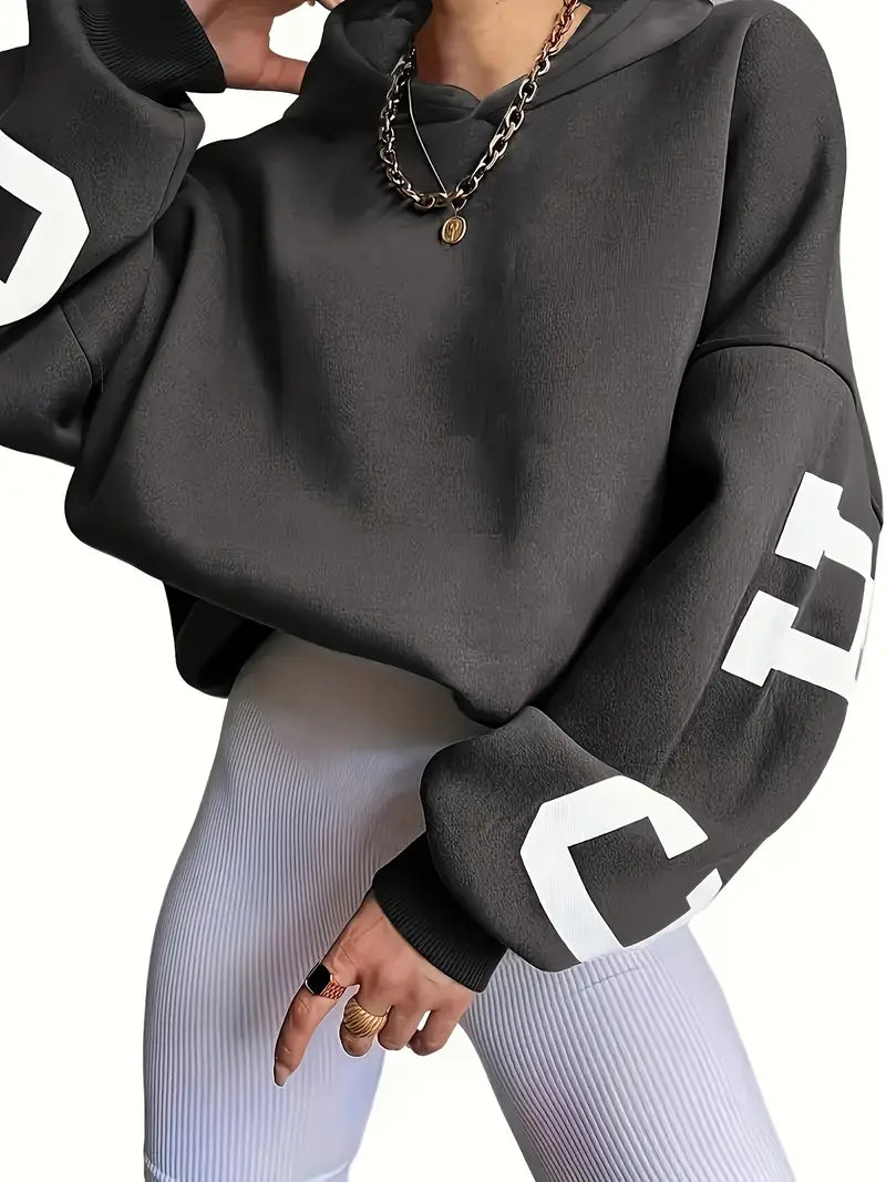 Stella – sweat à capuche oversize à manches longues