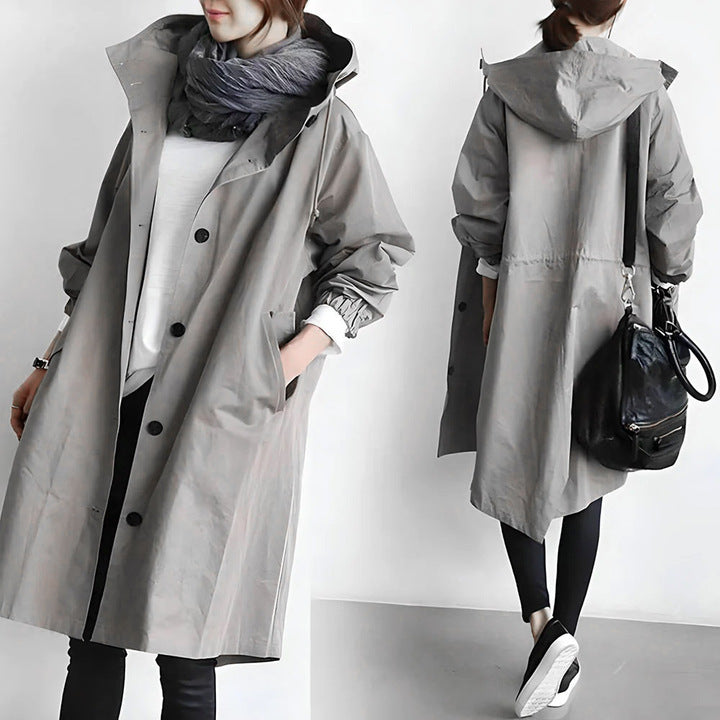 Coupe-vent imperméable avec capuche