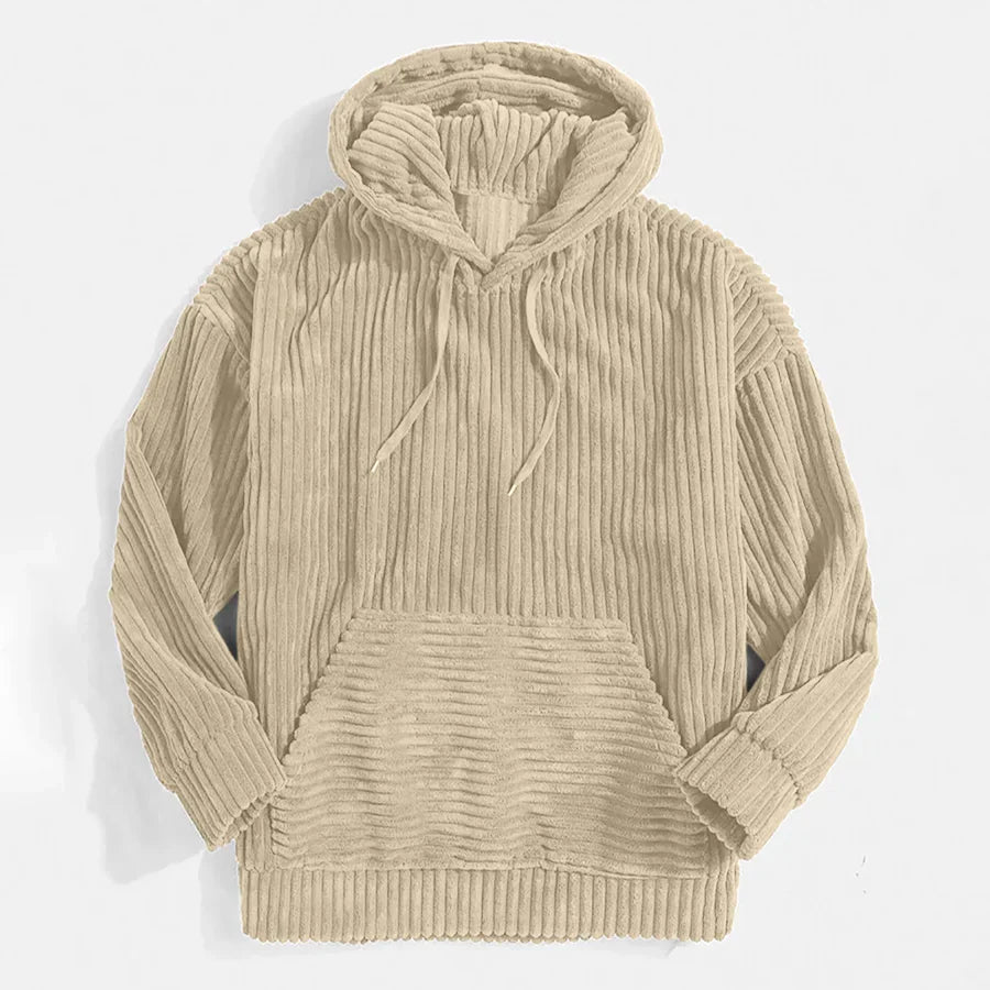 Jare - Veste à capuche en velours côtelé de haute qualité pour homme