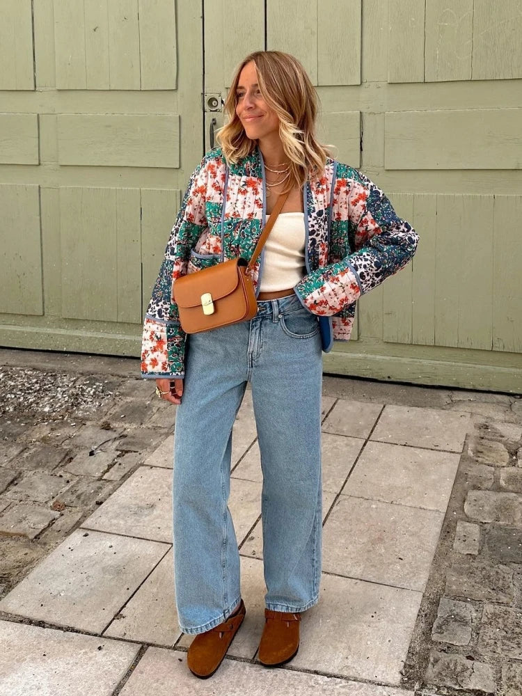 Avery | Weich karierte Vintage-Jacke