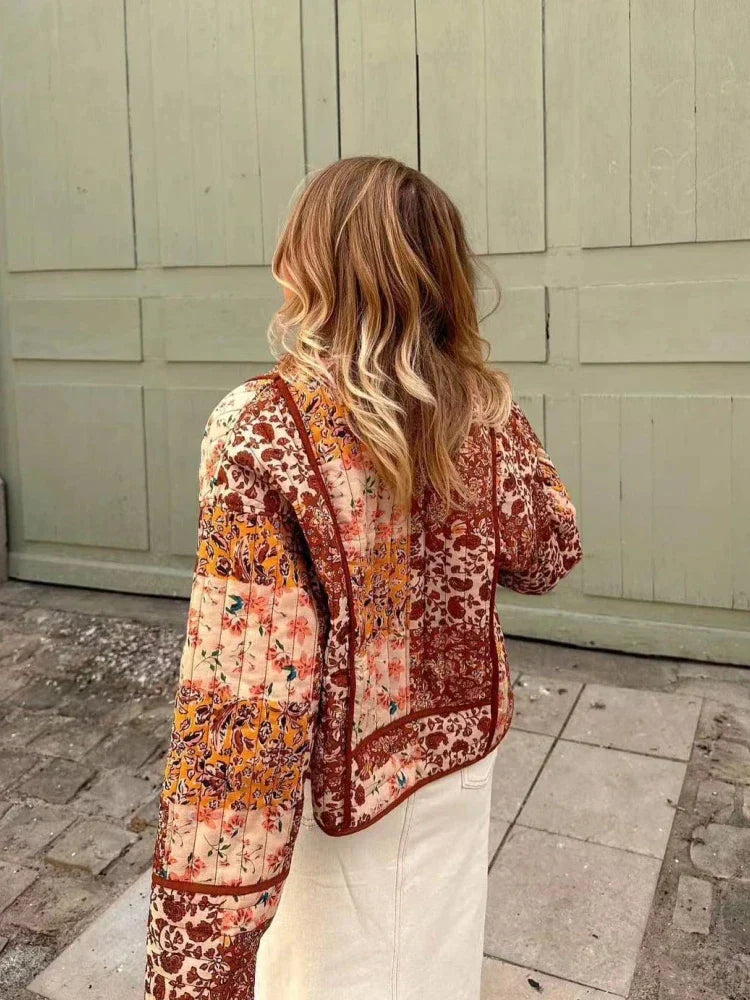 Avery | Weich karierte Vintage-Jacke