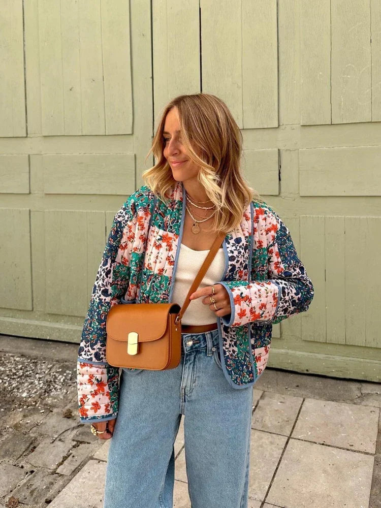 Avery | Weich karierte Vintage-Jacke
