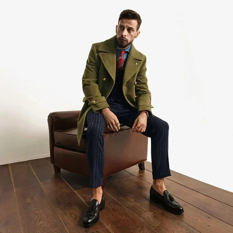 Adam - veste chaude pour homme avec poches latérales et col de veste
