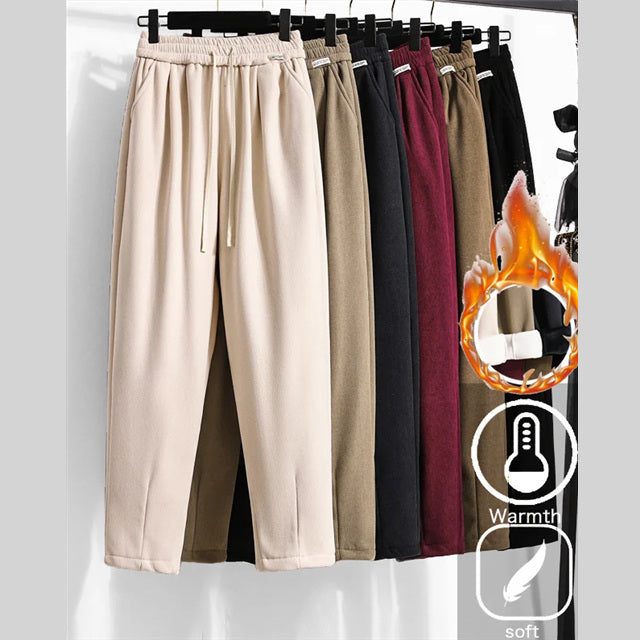 Abe - Superbe pantalon en tissu doux avec une coupe élégante