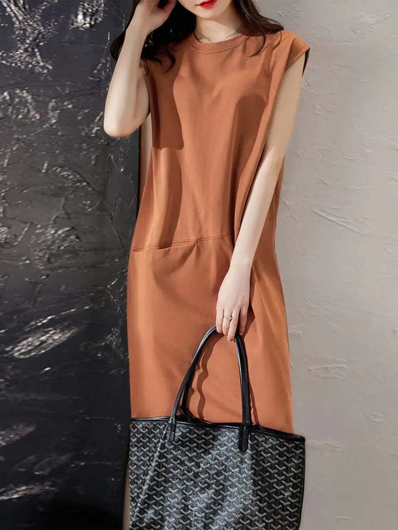 Julianne - Damen knielanges Sommerkleid midi
