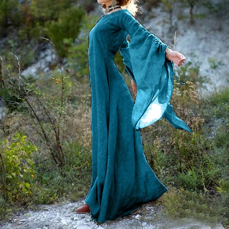 Stuttgart | Robe longue intemporelle pour femme, coupe ample 