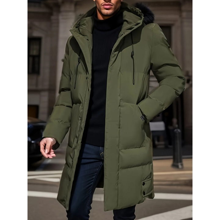 Andréas | veste parka d'hiver pour homme | long