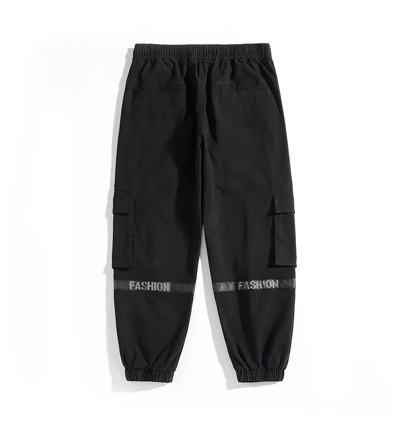 Jasper - Pantalon cargo multi-poches à jambes larges