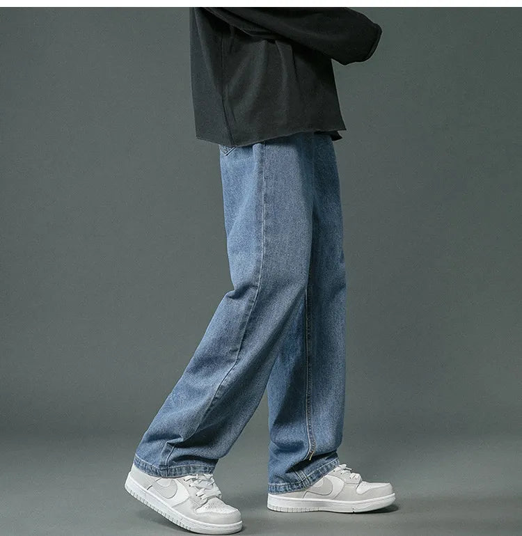 Brett - Pantalon baggy rétro en denim