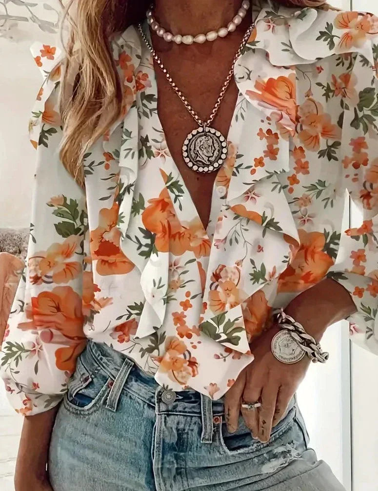 Bellachicha - Bluse mit Blumendruck