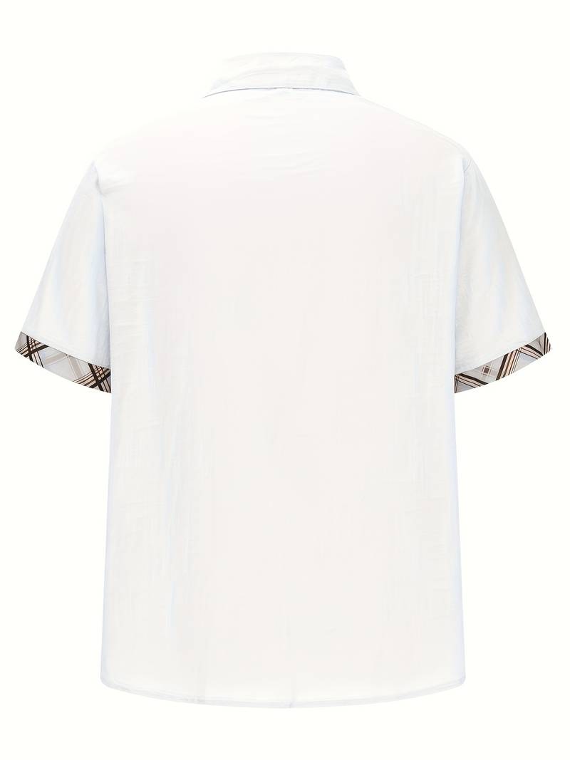 Brandon – chemise traditionnelle élégante avec imprimé graphique à carreaux