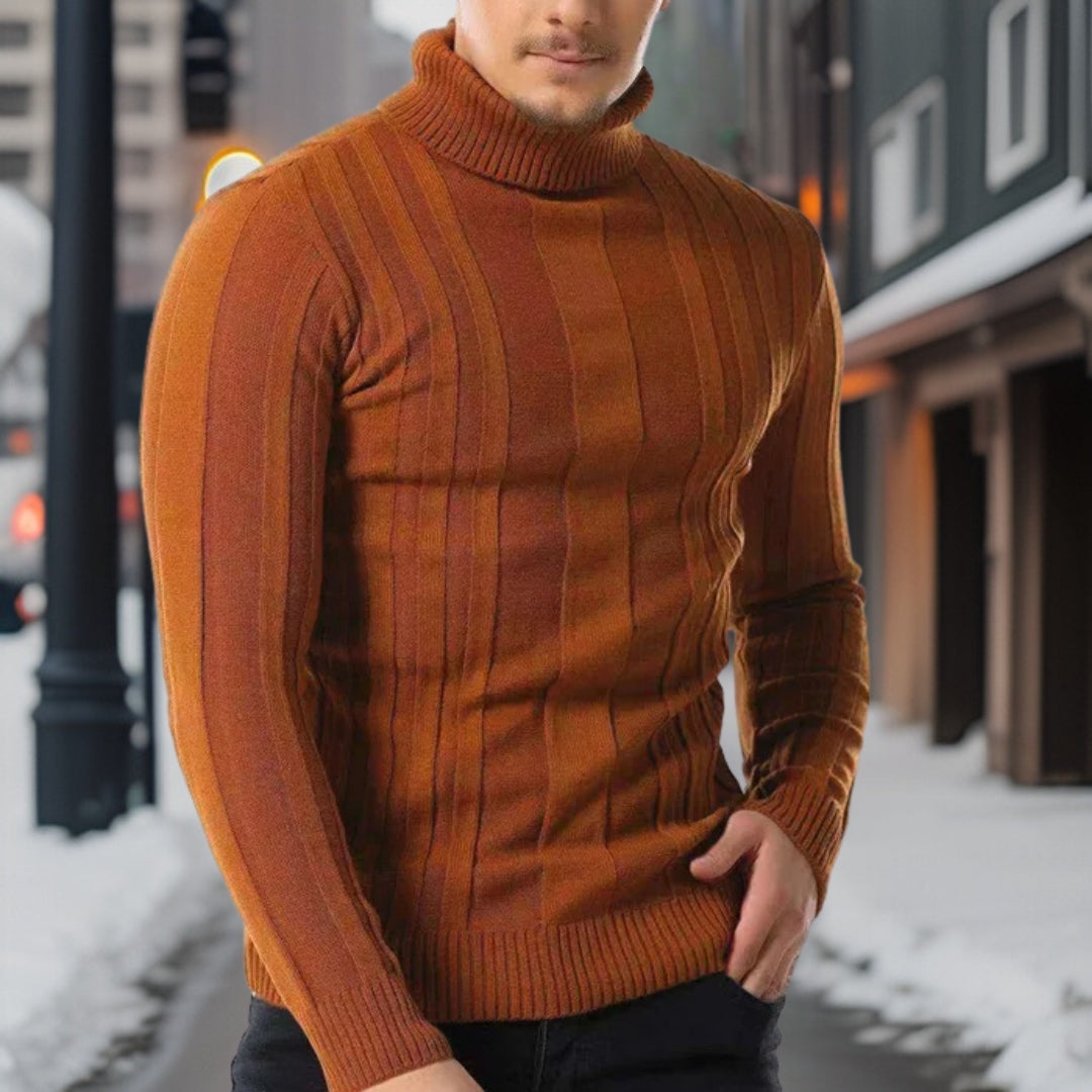 Zilva - Pull col roulé chaud de haute qualité 