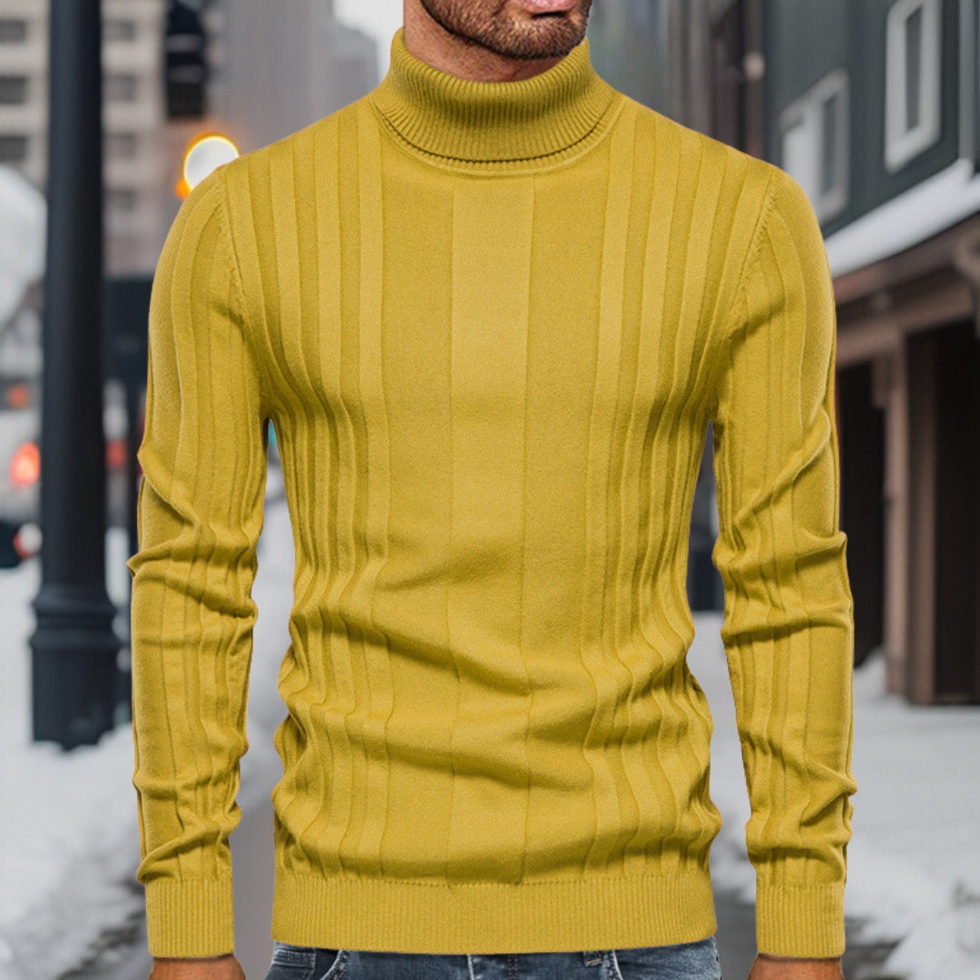 Zilva - Pull col roulé chaud de haute qualité 