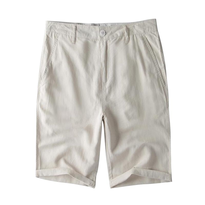 Short homme en lin et coton