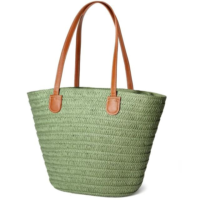 Sommer Crossbody Umhängetasche aus Stroh