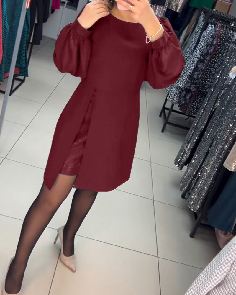 Ruby - Robe - Manches lanternes élégantes