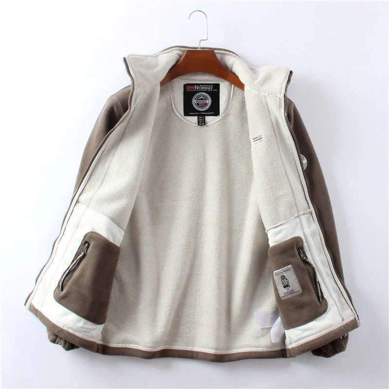 Veste polaire coupe-vent et confortable pour homme
