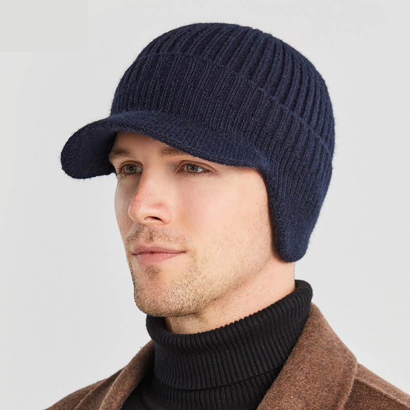 WinterWool - Bonnet tricoté avec cache-oreilles