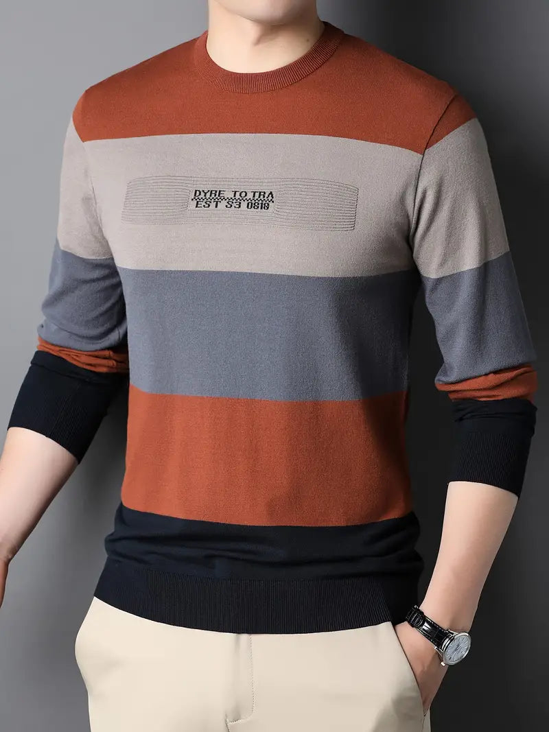 Ryan – pull décontracté à blocs de couleurs