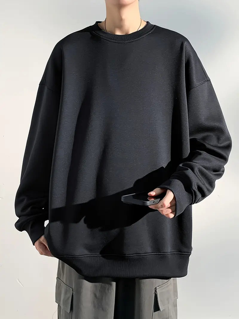 Robert – pull ras du cou vibrant pour homme