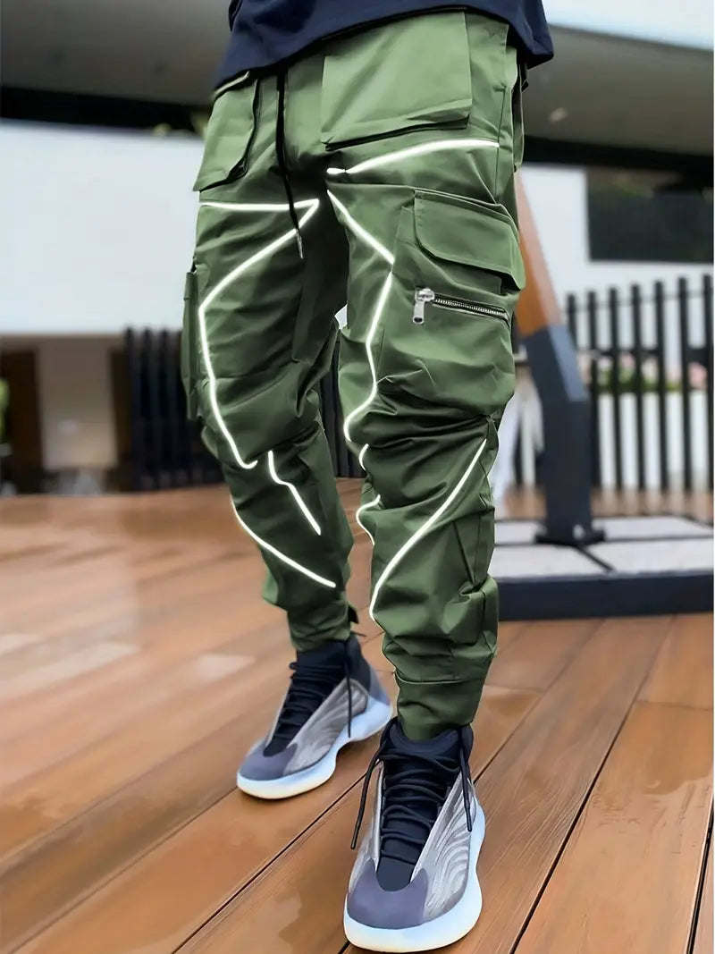 Kian – Pantalon multi-poches au design unique pour homme