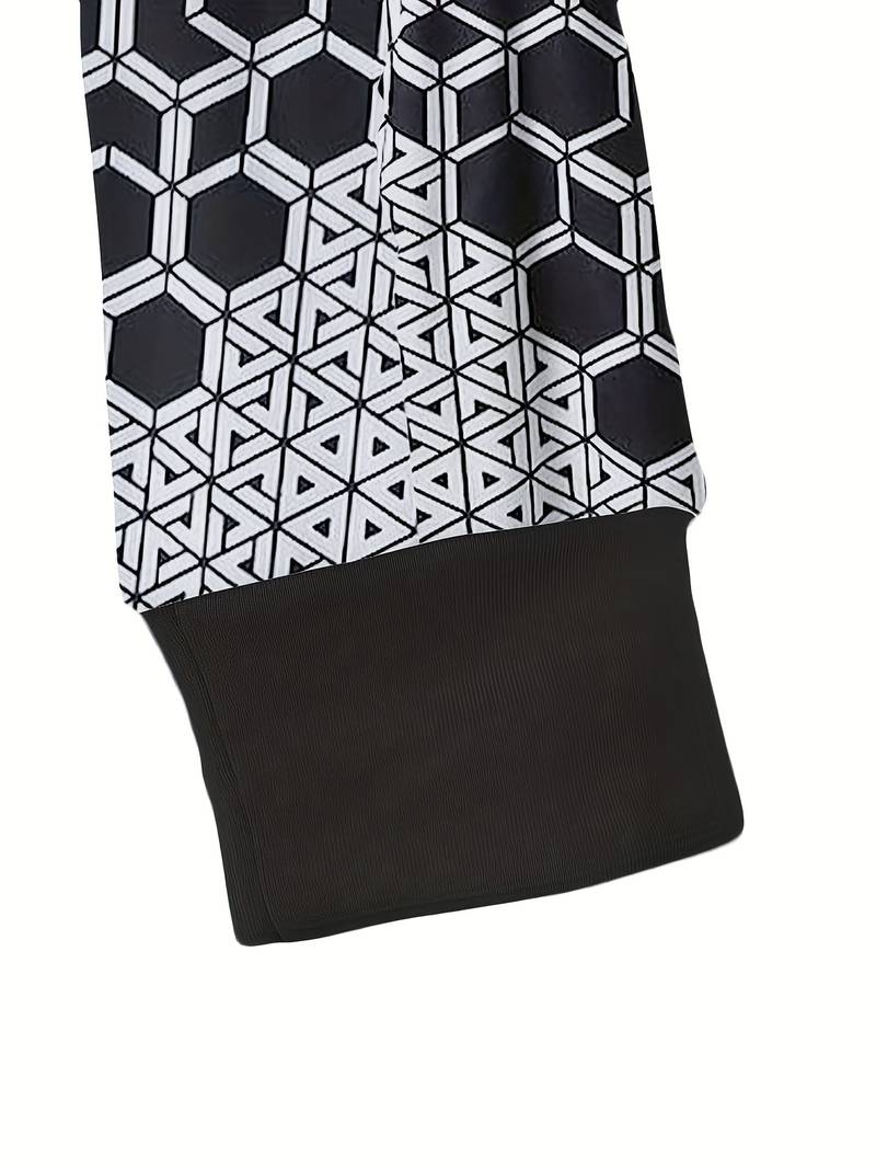 Richard – jacke mit geometrischem muster für herren