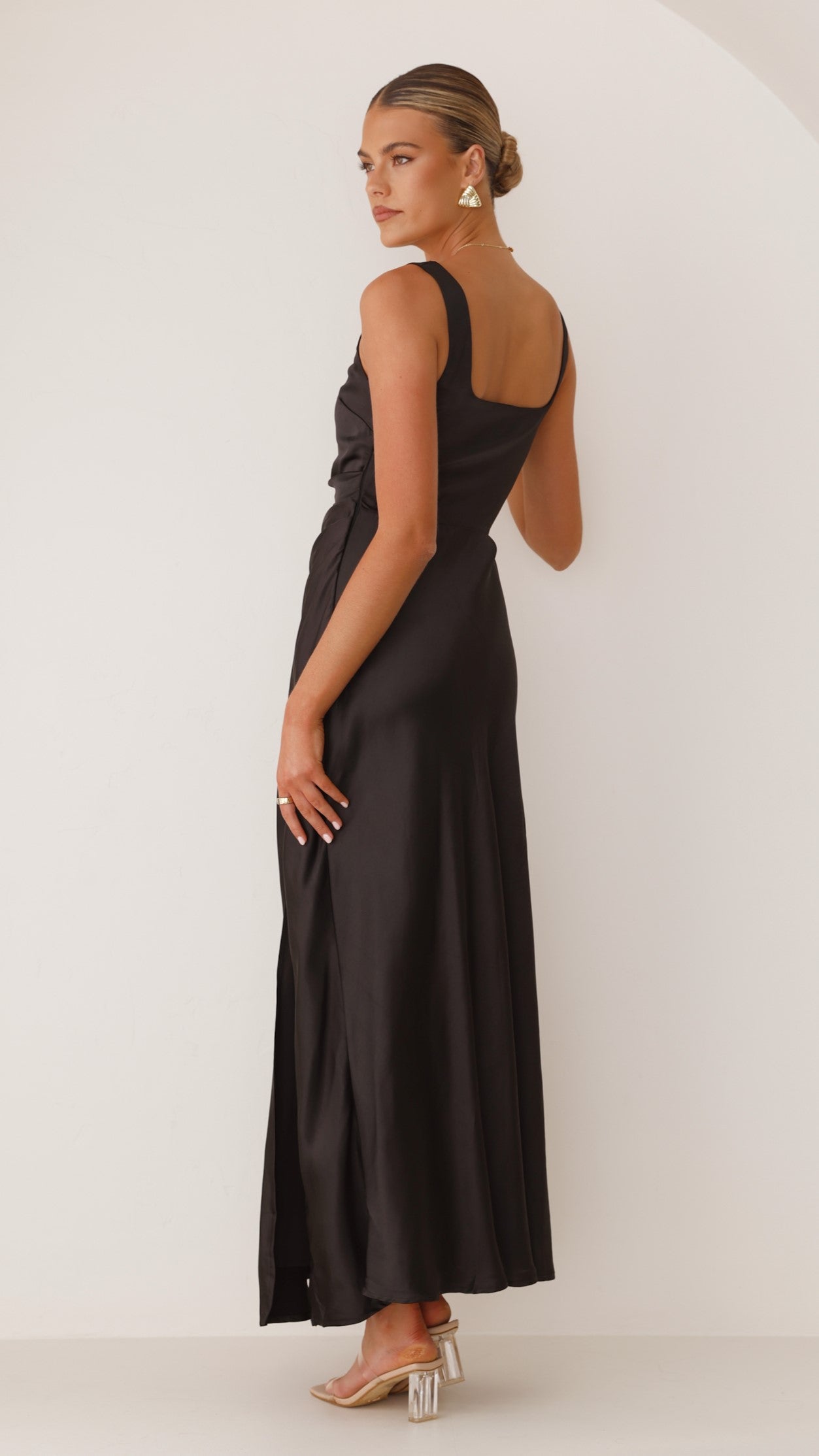 Robe longue Alaria - Noire 
