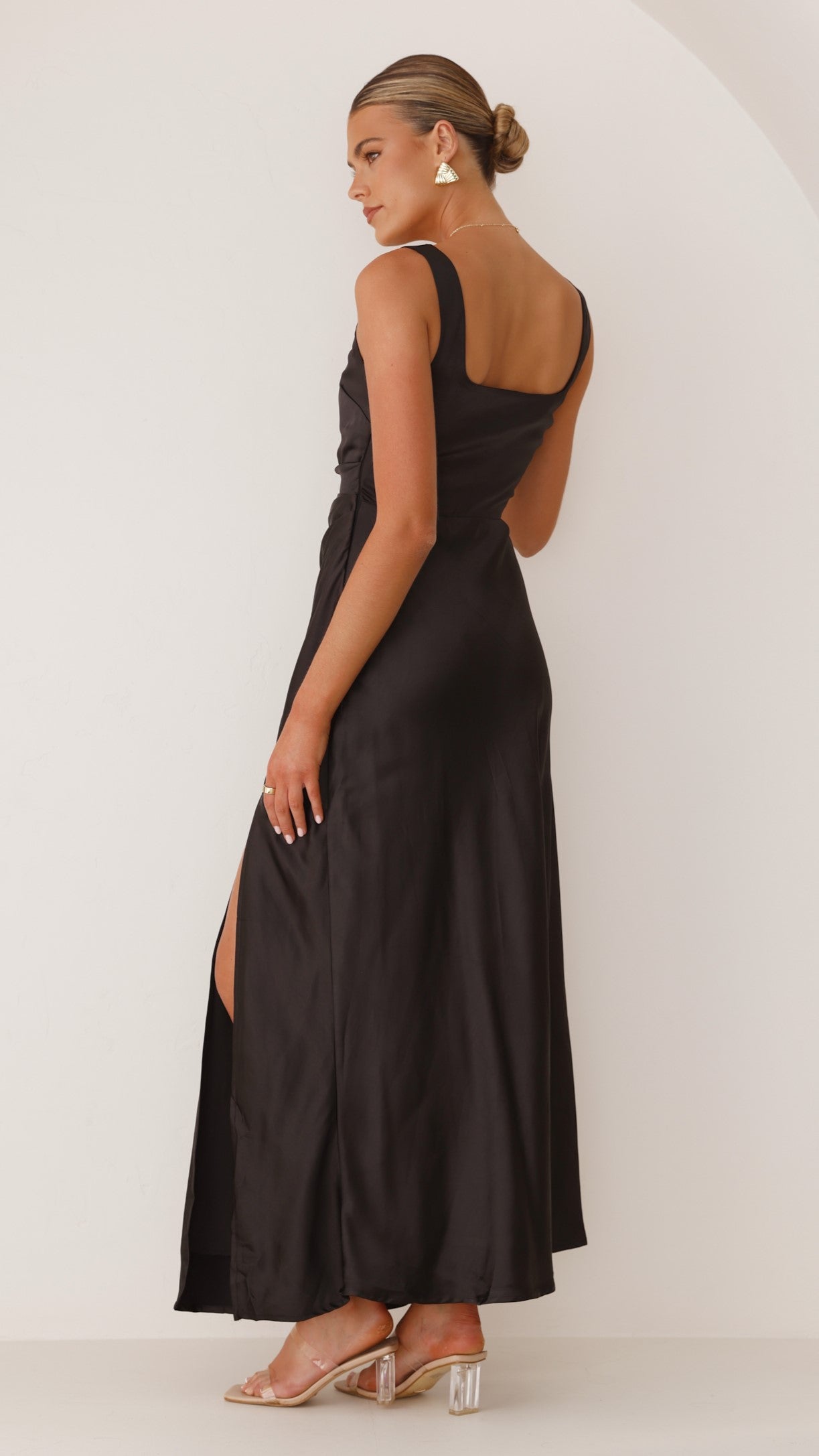 Robe longue Alaria - Noire 