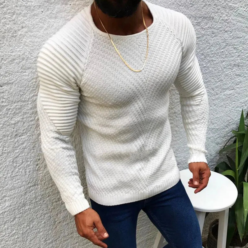 ColorSplash - Pull en maille coupe slim