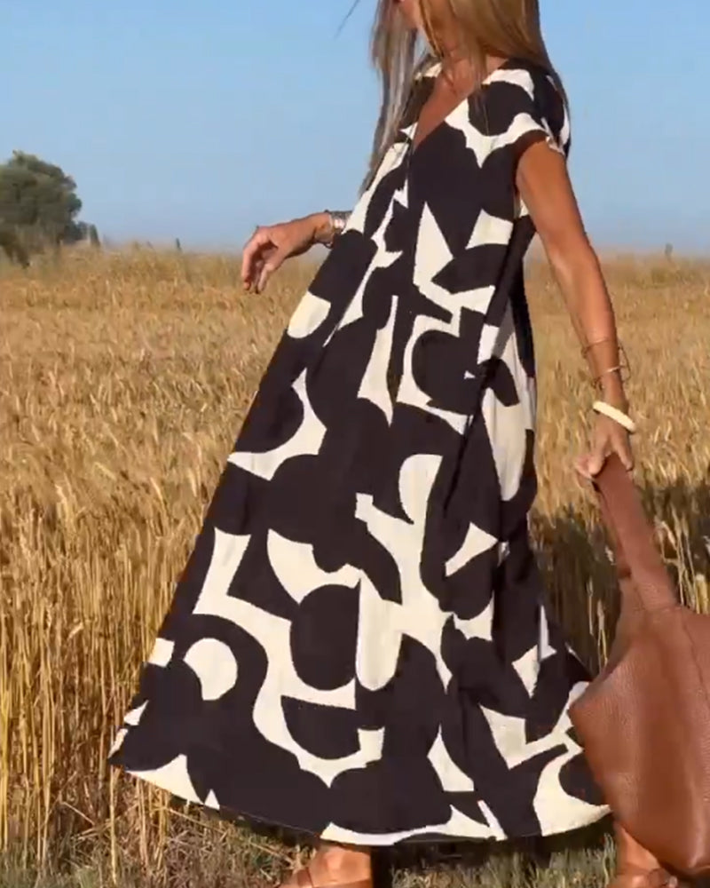 Zoey - Robe longue - Élégance décontractée