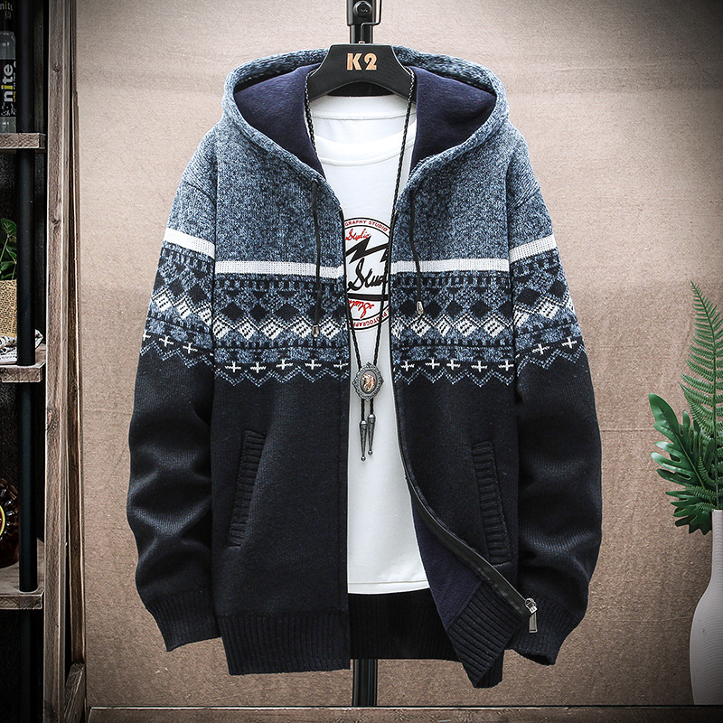Ethan – Sweat à capuche zippé décontracté pour homme