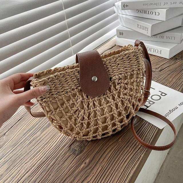 Sommer Crossbody Strohsack