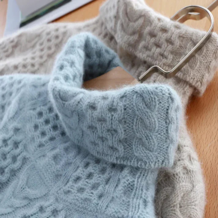Pull col roulé en cachemire Lucia