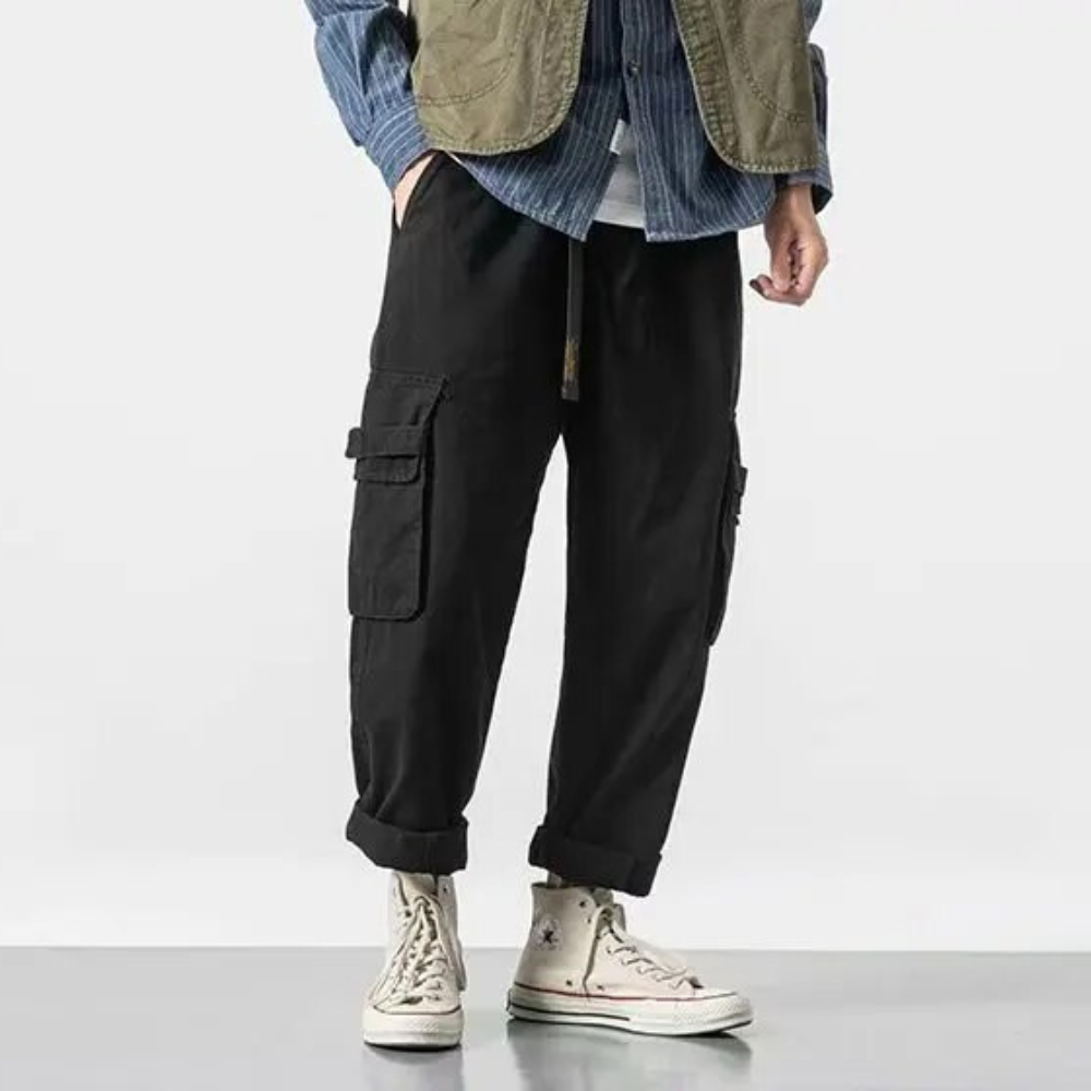 Damon - Pantalon cargo baggy vintage