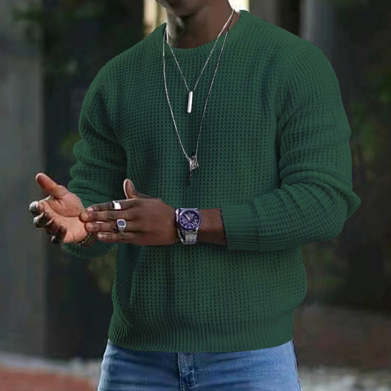 Pull à manches longues et col rond Darius pour homme 