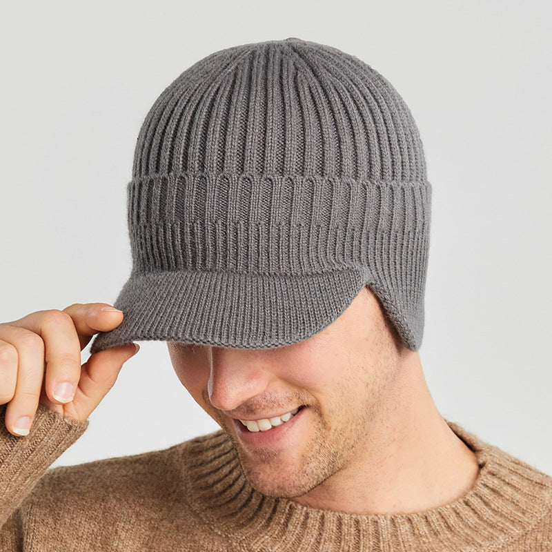 WinterWool - Bonnet tricoté avec cache-oreilles
