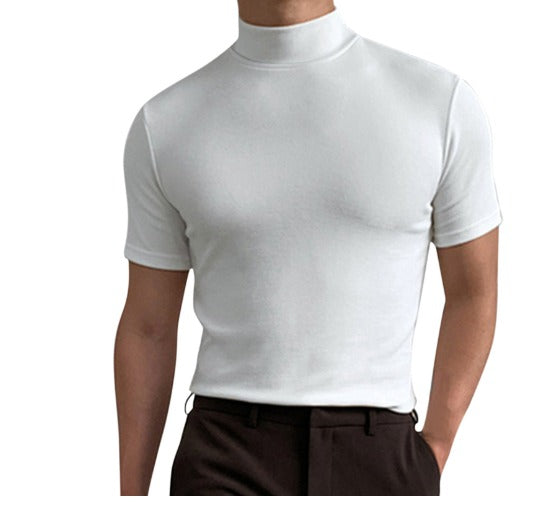 Antonio - t-shirt col roulé | Élégant pour l'homme moderne