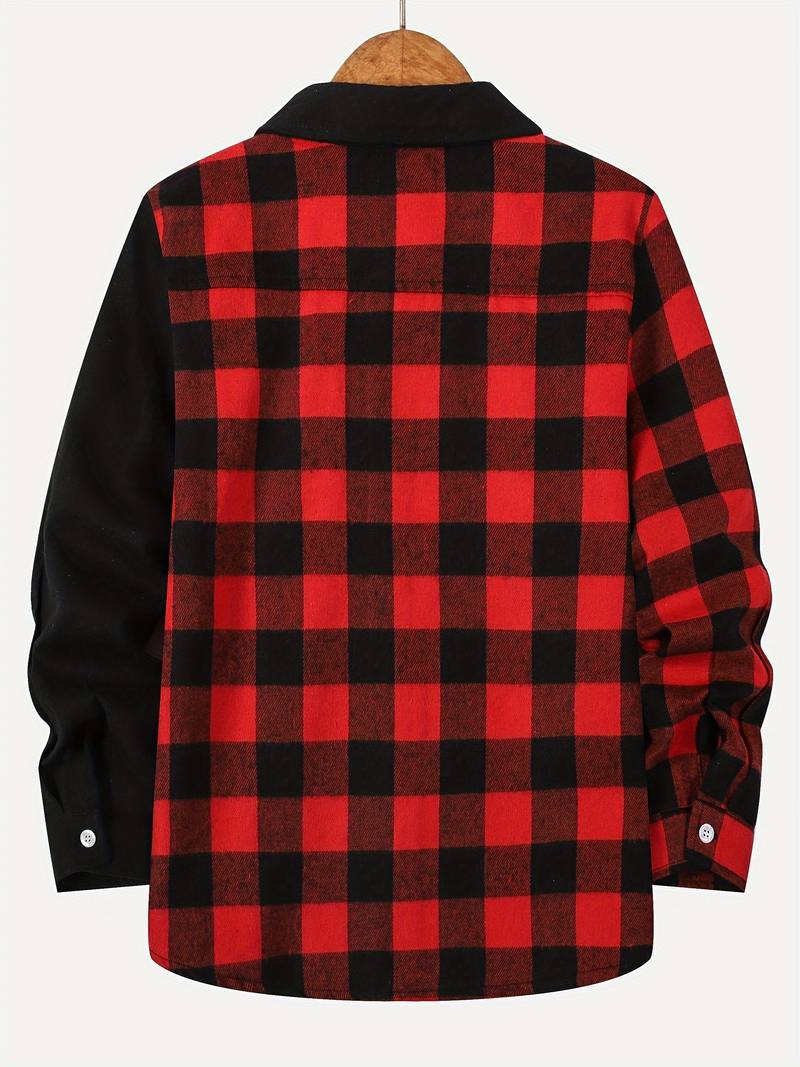 William – chemise à carreaux color block pour homme