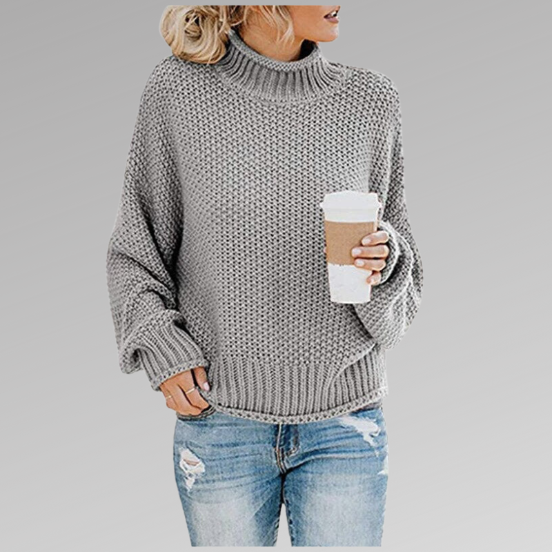 Pia - Magnifique pull en grosse maille