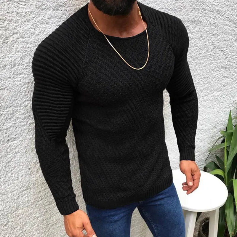 ColorSplash - Pull en maille coupe slim