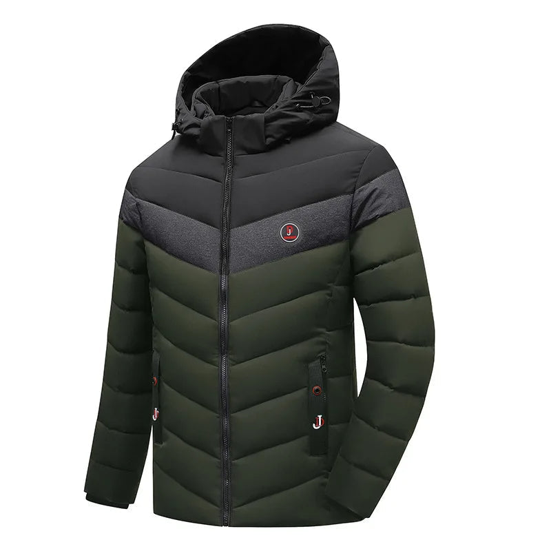 Bequemer Parka mit Kapuzenjacke