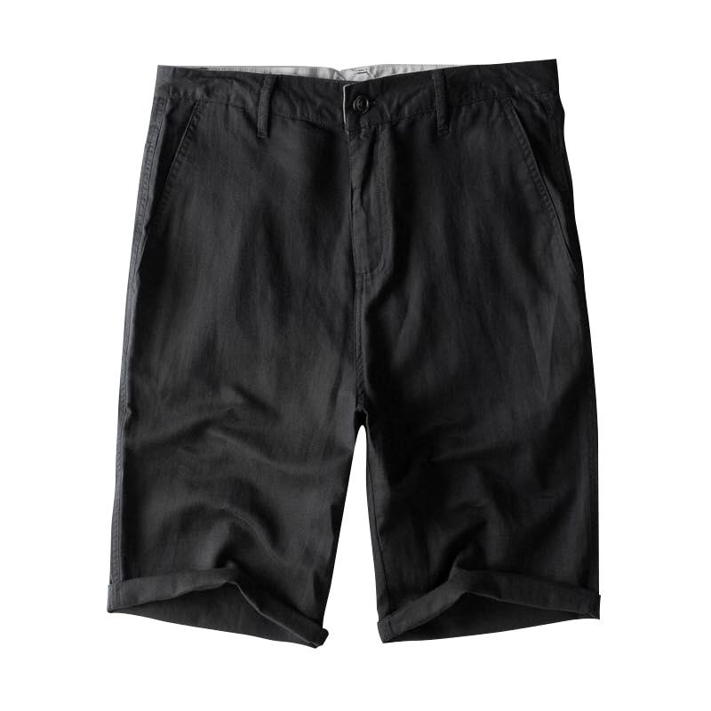 Short homme en lin et coton