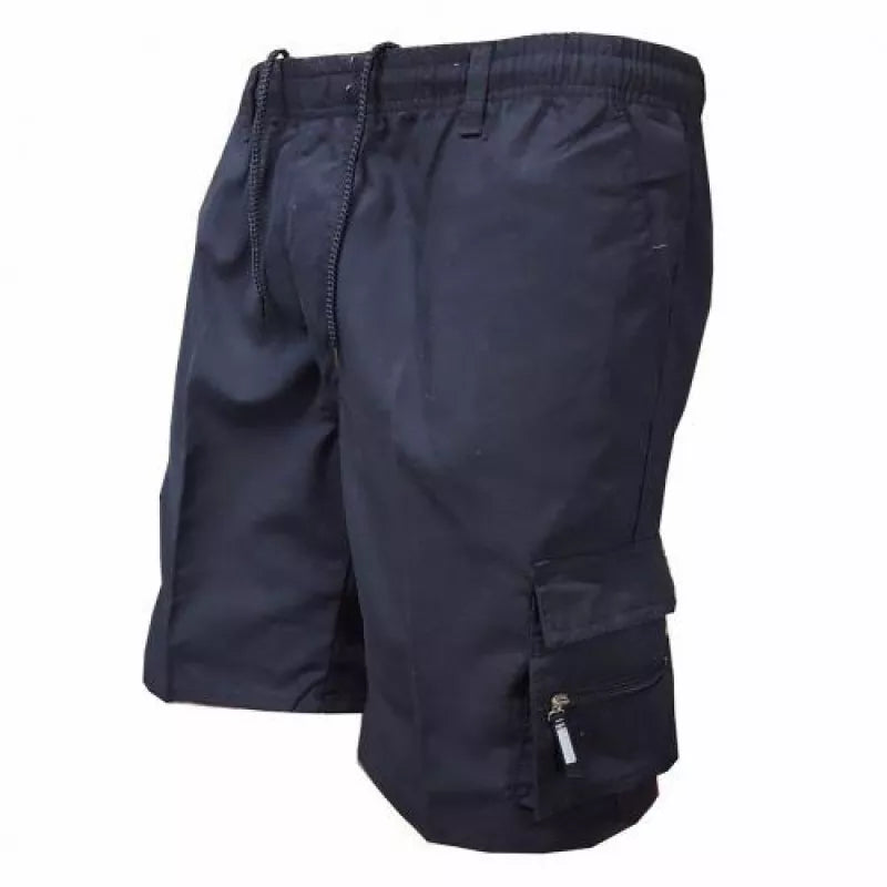 Short cargo décontracté et sportif pour homme avec plusieurs poches