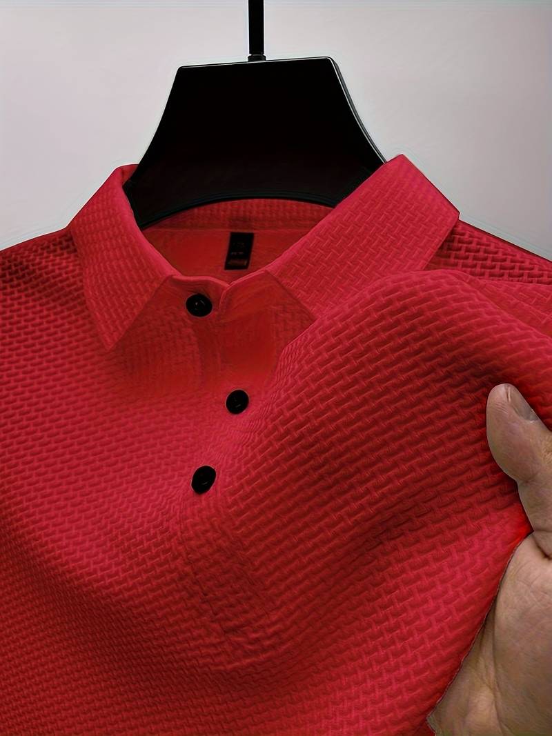 Samuel – chemise décontractée et respirante à manches courtes avec demi-boutons