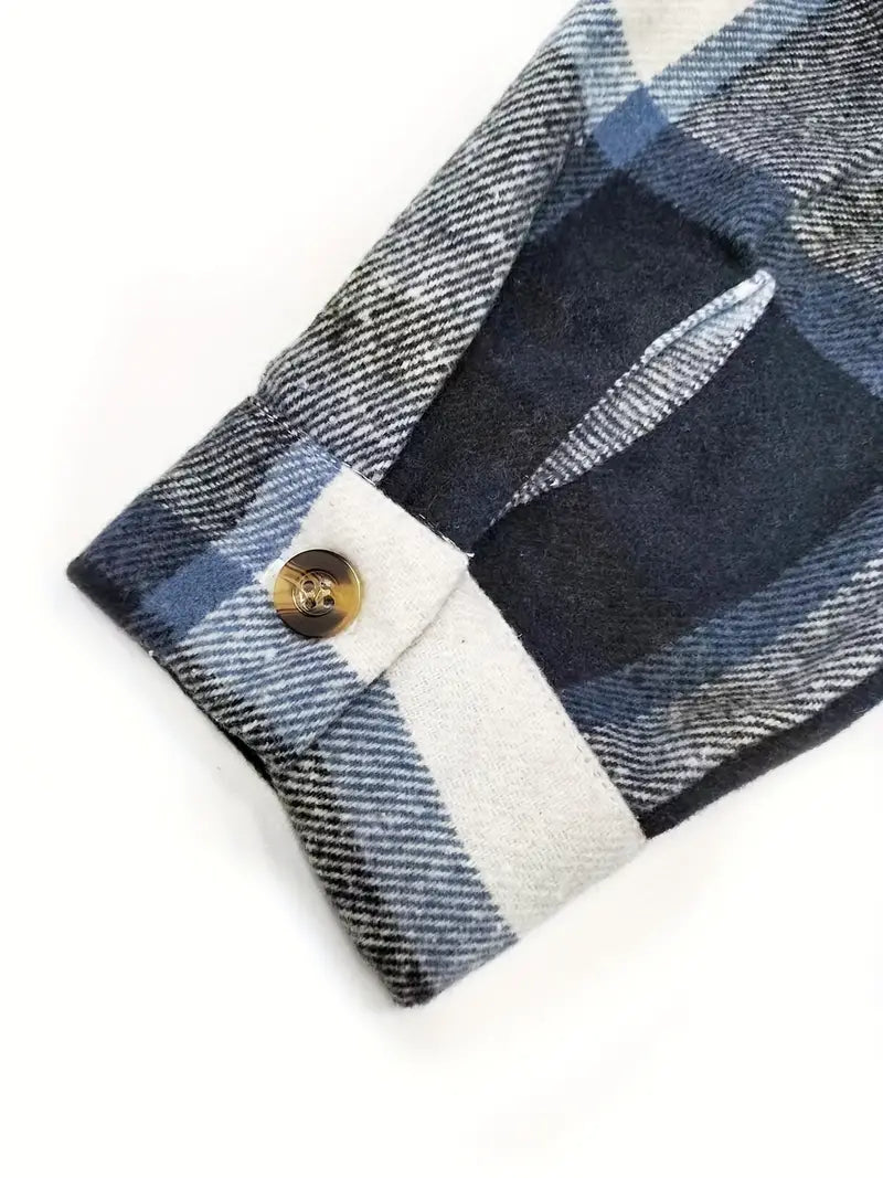 Jeremy – veste chemise à carreaux à manches longues