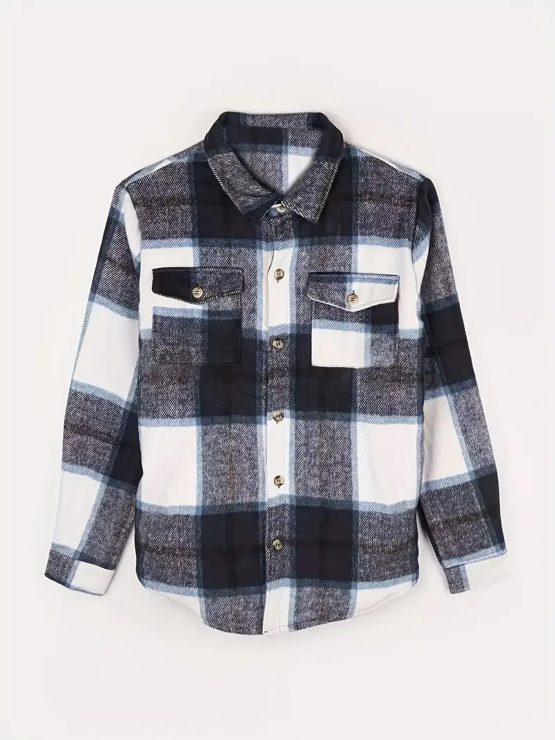 Jeremy – veste chemise à carreaux à manches longues