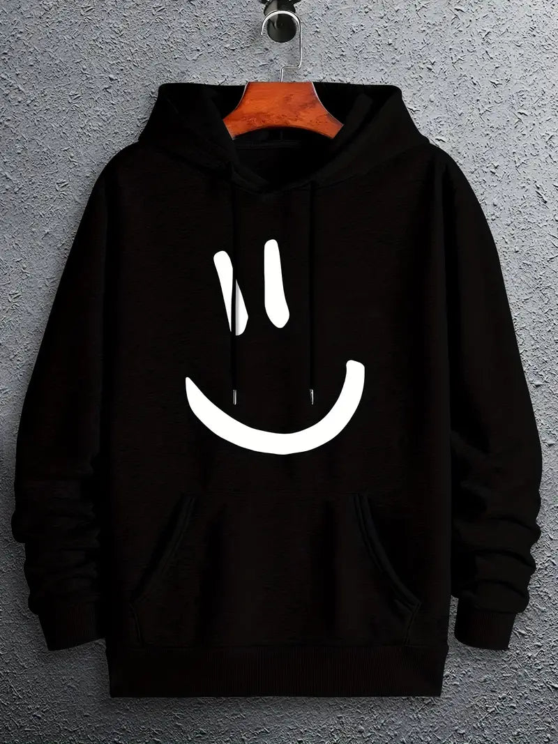 Scott – Sweat à capuche souriant pour homme