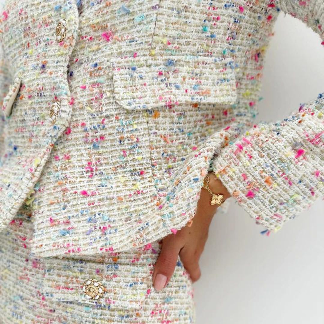 Céline | Veste en tweed polyvalente pour femme 