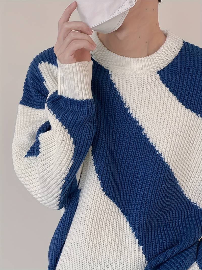 Paul – pull col rond élégant pour homme