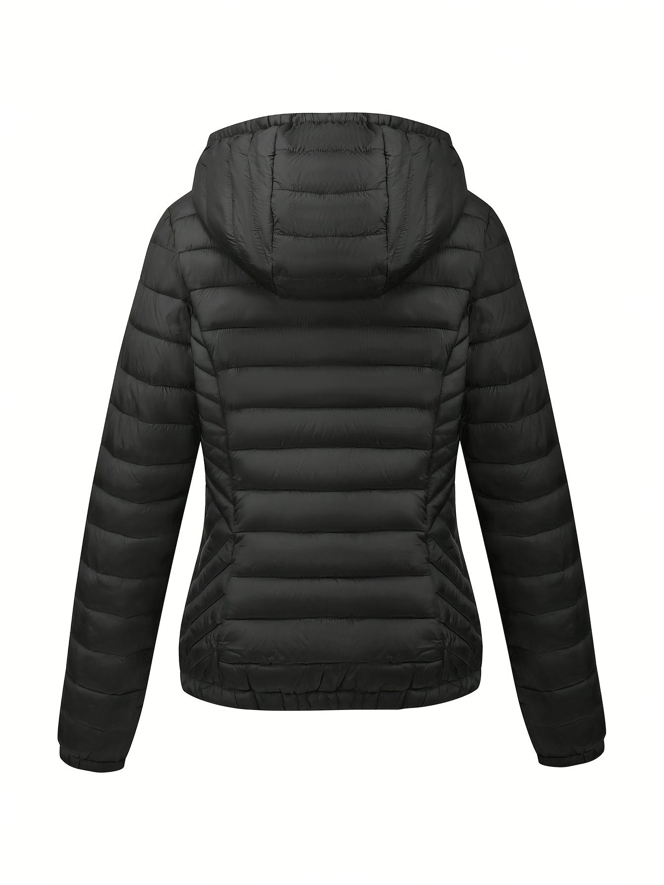 Wikran | Manteau bouffant à capuche zippé pour femme